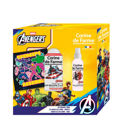 Coffret Corine de Farme Avengers - Eau Parfumée et Gel Douche 2en1