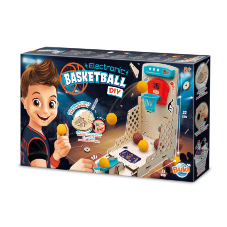 Panier de Basket Électronique DIY avec Tableau de Score et Sons - Jeu d'Adresse pour Enfants