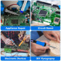 Station de Soudage 90W avec Réglage LCD et Kit Complet d'Accessoires