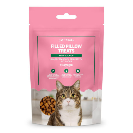 Friandises au Saumon pour Chats by Amazon - 70g