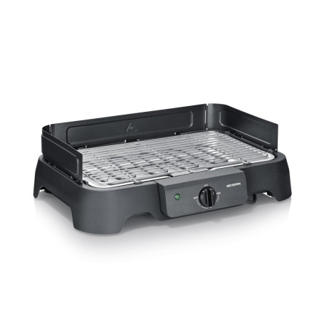 Barbecue Électrique de Table Severin - Grille Inox pour Intérieur et Extérieur
