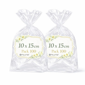 Sachets Cellophane Transparents Ofituria - 200 Sacs pour Emballage Élégant