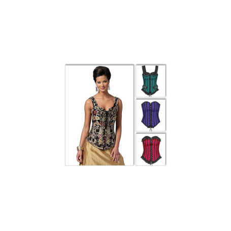 Patron de Corset Femme Butterick B5662 - Taille EE 42 à 48