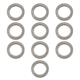 EMSea Lot de 10 Bagues en Acier Inoxydable pour Disques de Coupe et Meulage