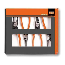Jeu de Pince Circlips Bahco 19-60mm - 4 Pièces