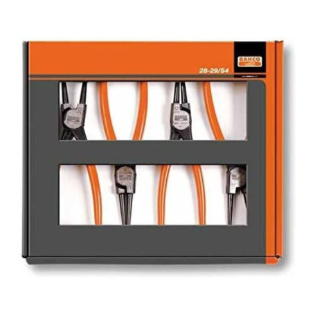 Jeu de Pince Circlips Bahco 19-60mm - 4 Pièces