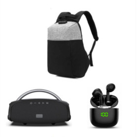 Enceinte Bluetooth Portable Blaupunkt avec Éclairage LED et Écouteurs sans Fil