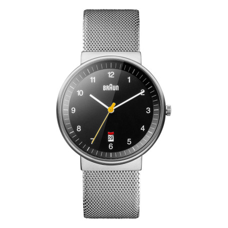 Montre Homme Braun Quartz Analogique Cuir Noir