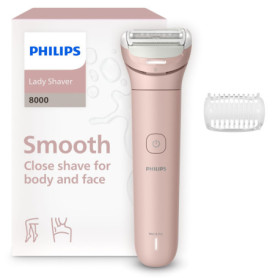Rasoir Électrique Philips Lady Shaver Série 8000 - Confort Optimal pour Jambes et Corps