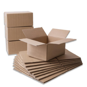 Boîtes en Carton IPEA 25 x 18 x 12 cm - Lot de 10 pour Expéditions et Cadeaux