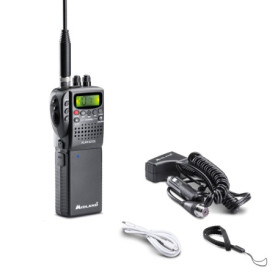 Midland Alan 42 DS - Radio CB Portable Professionnelle avec Batterie Li-Ion 2800mAh