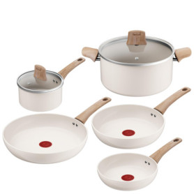 Batterie de Cuisine Tefal Cera Bright en Céramique Antiadhésive