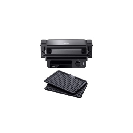 Gril Électrique Braun MultiGrill 5 CG 5010 avec Plaques Amovibles et Contrôle Électronique