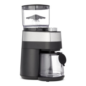 Moulin à café électrique Amazon Basics avec 30 réglages - Noir