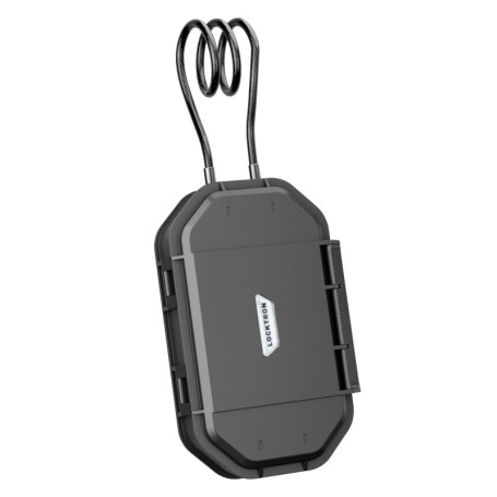 Coffre-fort portable Locktron étanche avec câble en acier - Sécurisez vos objets de valeur