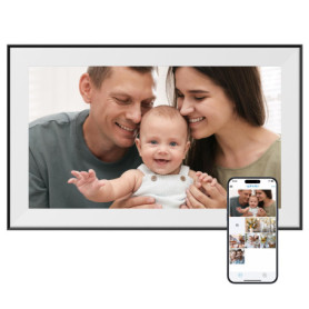 Cadre Photo Numérique WiFi 15,6" Dragon Touch avec Écran Tactile FHD