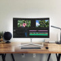 Moniteur Gaming Incurvé 24" CRUA - 200Hz FHD avec FreeSync