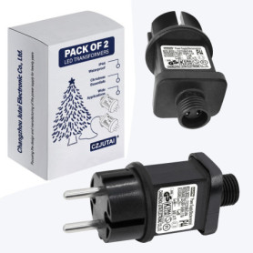 Transformateur LED 31V 6W IP44 pour Éclairage de Noël - Prise Européenne