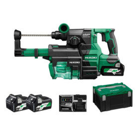 Marteau Perforateur Burineur HIKOKI 36V Sans Fil avec Batteries et Accessoires