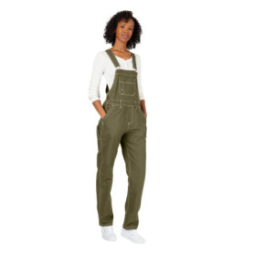 Salopettes de Protection Femme Dickies - Rinsed Military Green, Taille Unique