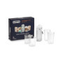 Ensemble De'Longhi Rivelia LatteCrema Cool avec Verres Thermiques