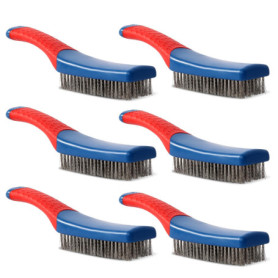 Set de 6 Brosses Métalliques en Acier Inoxydable pour Nettoyage Précis