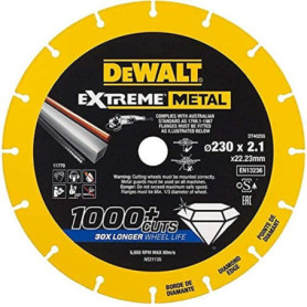 Disque Diamant DEWALT Extreme Métal 230 mm - Performance et Durabilité