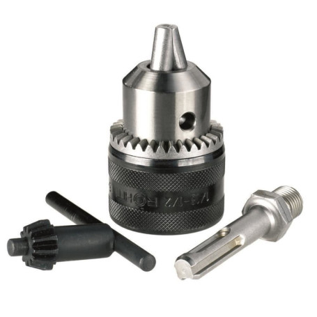 Mandrin sans Clé DeWalt 1.5-13mm avec Adaptateur SDS Argent/Noir