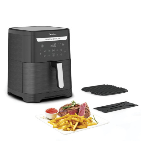 Moulinex Easy Fry & Grill XXL - Friteuse sans huile et gril 2-en-1, 6,5 L