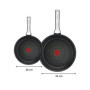 Set de 2 poêles Tefal Unlimited 20/26 cm - Induction et Antiadhésif