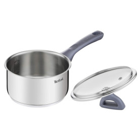 Casserole Tefal Daily Cook en Acier Inoxydable 18 cm - 2,1 L, Compatible Induction