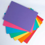 Lot de 50 Feuilles Cartonnées A4 160 g/m² - Couleurs Arc-en-Ciel