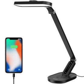 Lampe de Bureau LED JKSWT avec Commande Tactile et 5 Modes de Couleur
