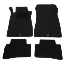 Lot de 4 Tapis de Sol en Velours Noir pour Mercedes Benz CLK