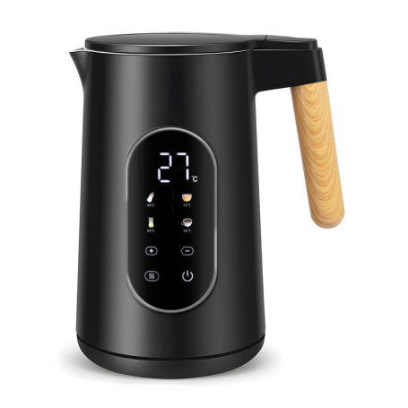 Bouilloire Électrique Carehabi Inox 1.7L avec Température Réglable et Grand Écran Numérique