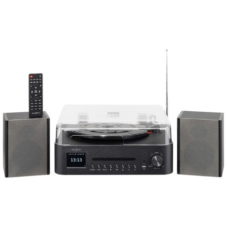 Platine Disque Rétro Reflexion HIF2082DAB avec Haut-Parleurs et Bluetooth