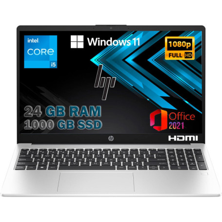 HP ProBook 4 G1iR - Ordinateur Portable 16" Full HD, 24 Go RAM, 1 To SSD, Intel i5