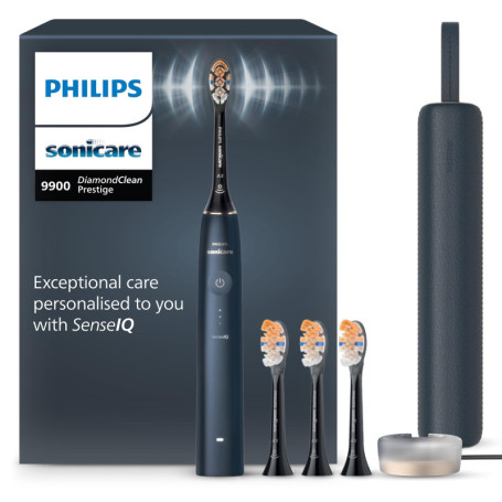 Philips Sonicare DiamondClean 9900 Prestige - Brosse à dents électrique avec SenseIQ et étui de voyage