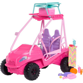 Barbie Coffret Détectives de Plage avec Buggy et Accessoires