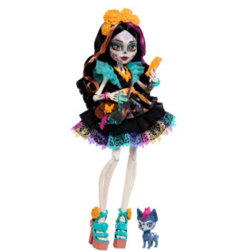 Poupée Skelita Calaveras de Monster High avec accessoires colorés