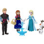Coffret Poupées La Reine des Neiges - Anna, Elsa, Kristoff et Olaf