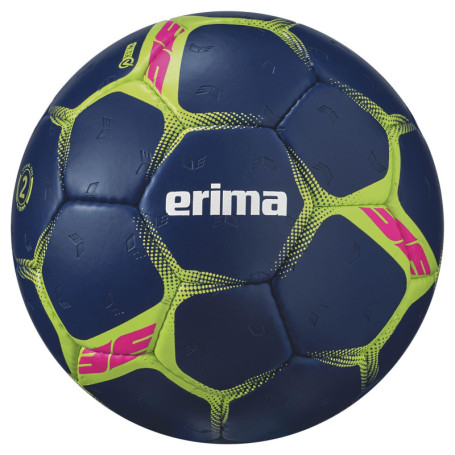 Ballon de Handball Erima Flash Pro - Bleu et Citron Vert