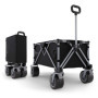 Chariot de Transport Pliable Kinderkraft ROLLSTER - 130L, 100kg, Noir