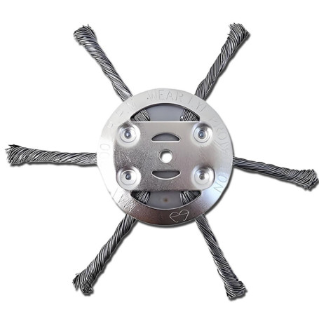 Tête de Coupe en Fil d'Acier Qiuwanzia pour Débroussailleuse - 6 Pouces