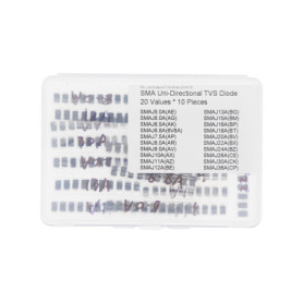 Kit de 20 Valeurs de Diodes de Protection SMA - 10 Pièces Chacune