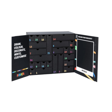 Calendrier de l'Avent POSCA 2025 - 24 Surprises Créatives pour Noël