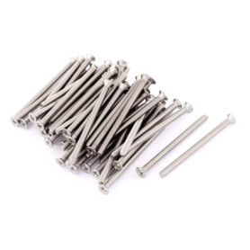 Pack de 50 Vis Tête Fraisée Cruciforme M3 x 45mm en Acier Inoxydable