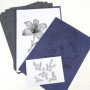 Pack de 100 Feuilles de Papier Carbone Noir et Bleu A4 pour Tracés Précis