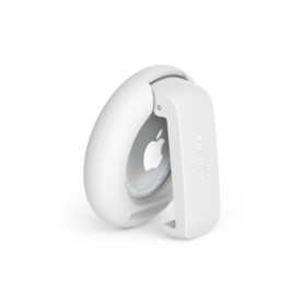 Anneau de Protection avec Pince pour AirTag Apple - Blanc