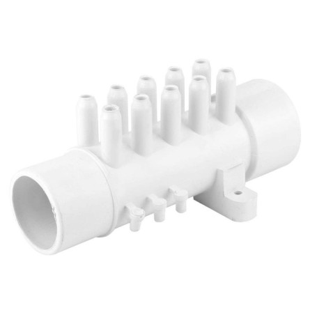 Collecteur de Plomberie PVC 10 Ports pour Piscine et Spa - Nimomo